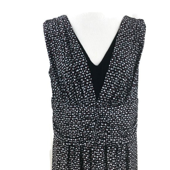 Studio 1940 Jersey Knit Dress Sleeveless V Neck - Picture 4 of 7